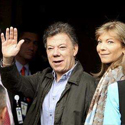 El presidente colombiano Juan Manuel Santos, se recupera de su operación