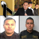 Ministerio de Gobernación Rinde honras fúnebres a policías 